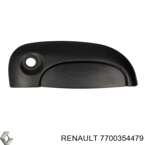7700354479 Renault (RVI) Maçaneta dianteira direita da porta externa