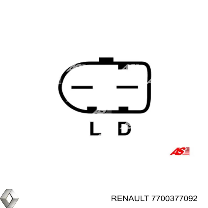 7700377092 Renault (RVI) Gerador