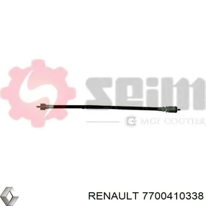 7700410338 Renault (RVI) Cabo de acionamento de velocímetro
