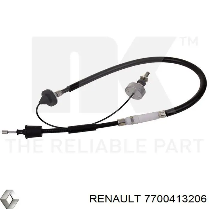 7700413206 Renault (RVI) Cabo de embraiagem