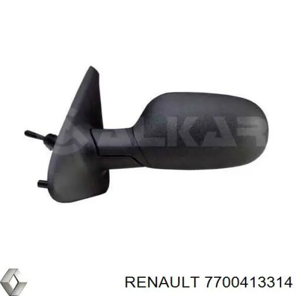 7700413314 Renault (RVI) Espelho de retrovisão direito