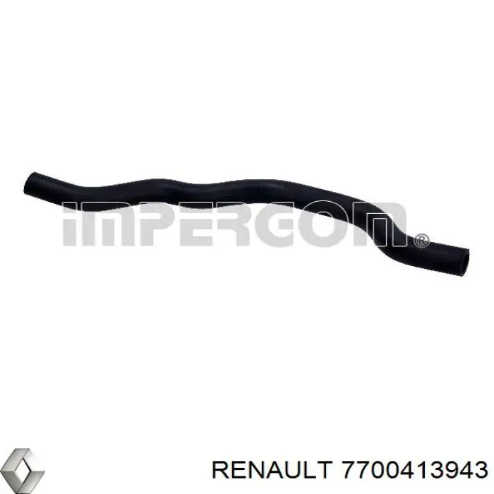 Compre 7700413943 Renault (RVI) Mangueira do radiador de aquecedor (de forno), linha de combustível de retorno