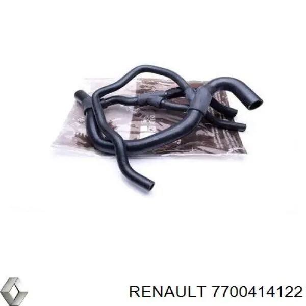 7700414122 Renault (RVI) Mangueira (cano derivado) inferior do radiador de esfriamento