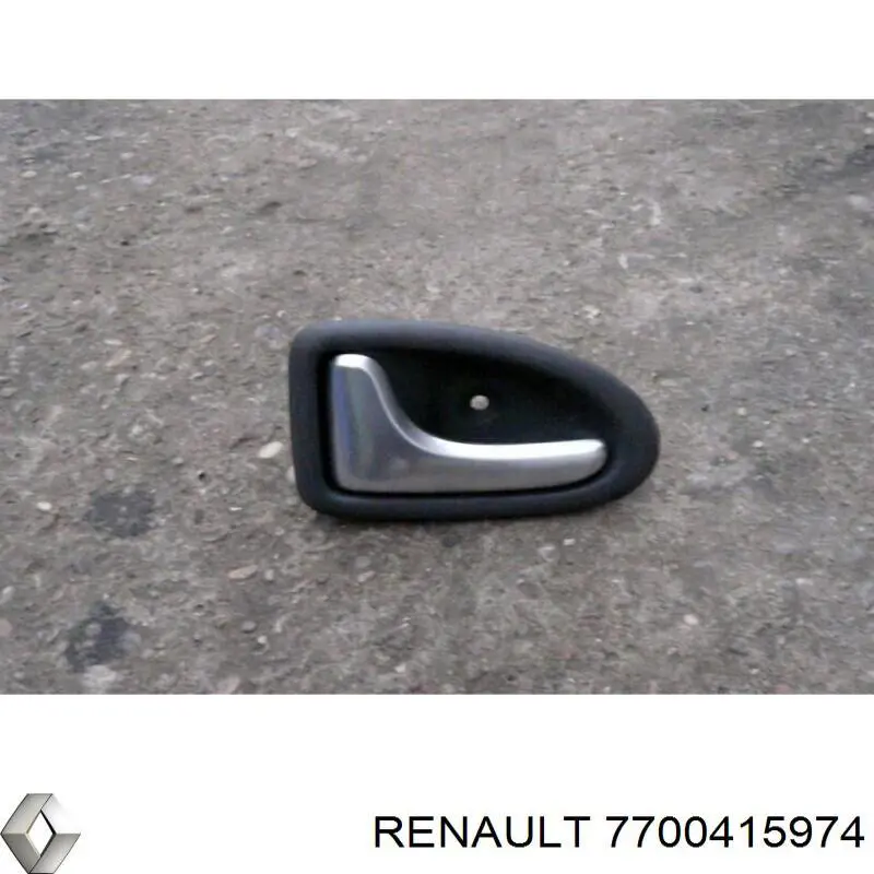 7700415974 Renault (RVI) Maçaneta interna dianteira/traseira da porta esquerda