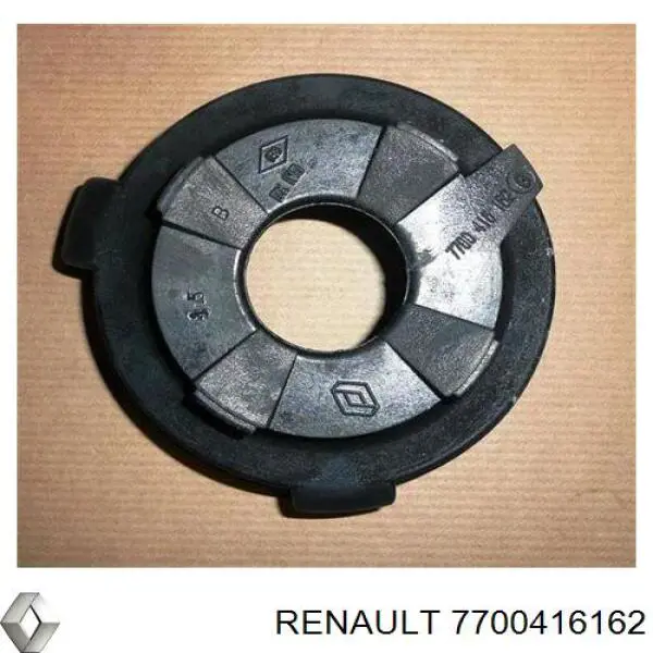 7700416162 Renault (RVI) Espaçador (anel de borracha) da mola traseira superior