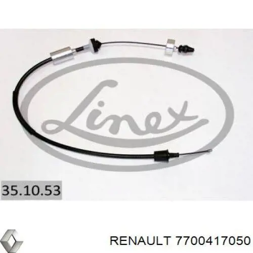 7700417050 Renault (RVI) Cabo de embraiagem