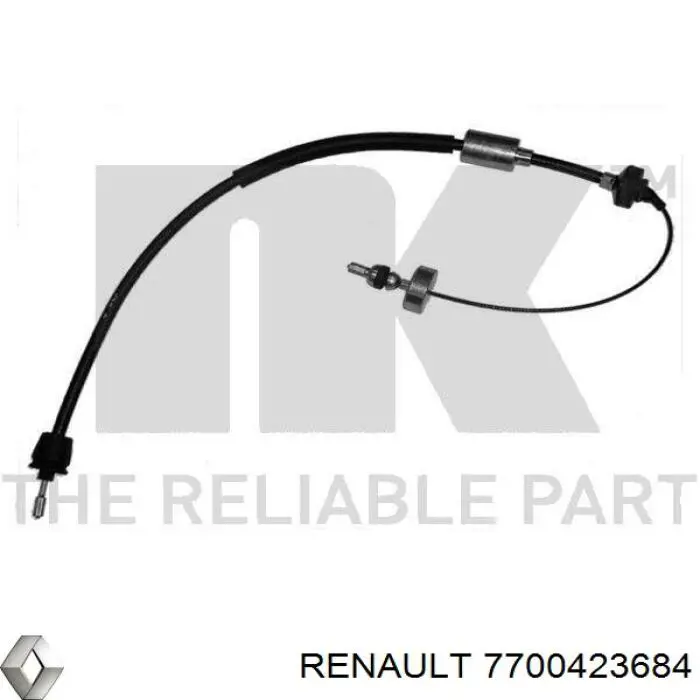 Cabo de embraiagem Renault (RVI) 7700423684 preço, a partir de 39,19 USD