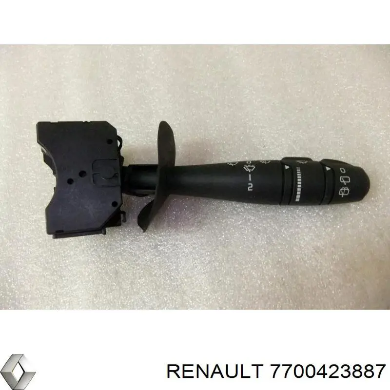 7700423887 Renault (RVI) Maçaneta interna esquerda da porta traseira