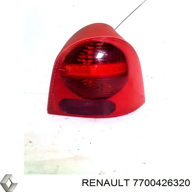 Compre 7700426320 Renault (RVI) Lanterna traseira direita externa