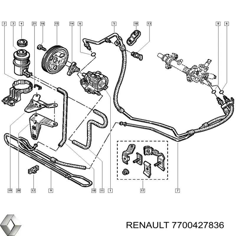 Compre 7700427836 Renault (RVI) 