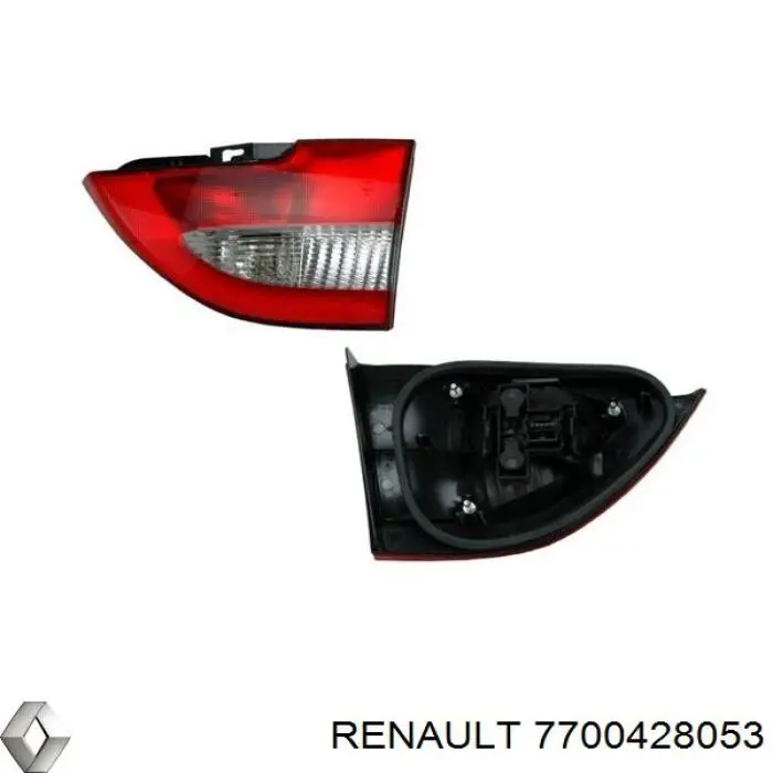 7700428053 Renault (RVI) Lanterna traseira direita interna