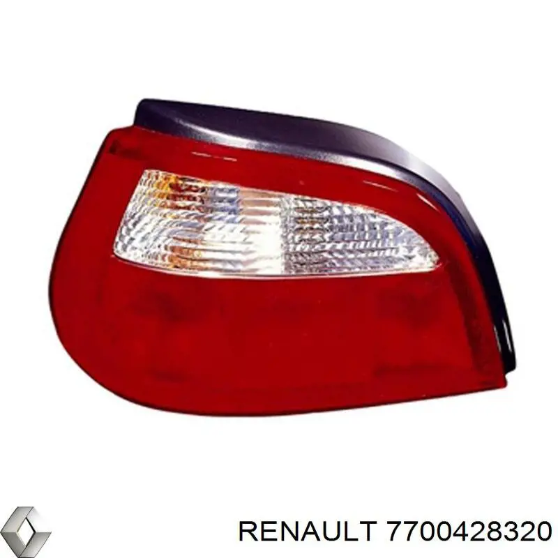 7700428320 Renault (RVI) Lanterna traseira esquerda