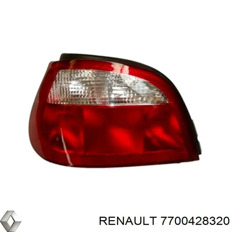 Lanterna traseira esquerda Renault (RVI) 7700428320 preço, a partir de 40,86 USD