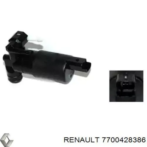 Bomba de motor de fluido para lavador de vidro dianteiro Renault (RVI) 7700428386 preço, a partir de 16,93 USD