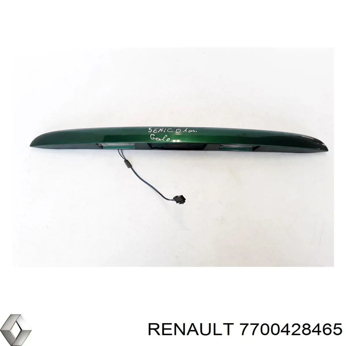 7700428465 Renault (RVI) Lanterna da luz de fundo de matrícula traseira