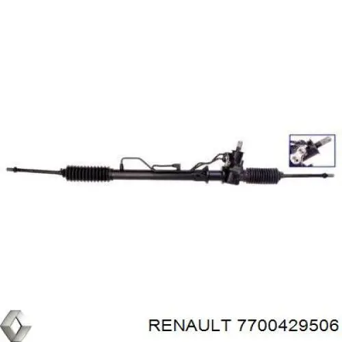 7700429506 Renault (RVI) Cremalheira da direção