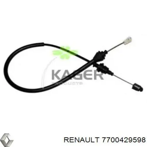 Cabo/pedal de gás (de acelerador) Renault (RVI) 7700429598 preço, a partir de 11,14 USD