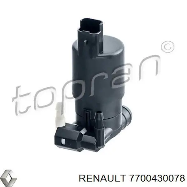 Bomba de motor de fluido para lavador de vidro dianteiro Renault (RVI) 7700430078 preço, a partir de 16,30 USD