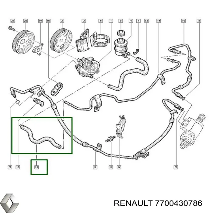  Renault (RVI) 7700430786 preço, a partir de  