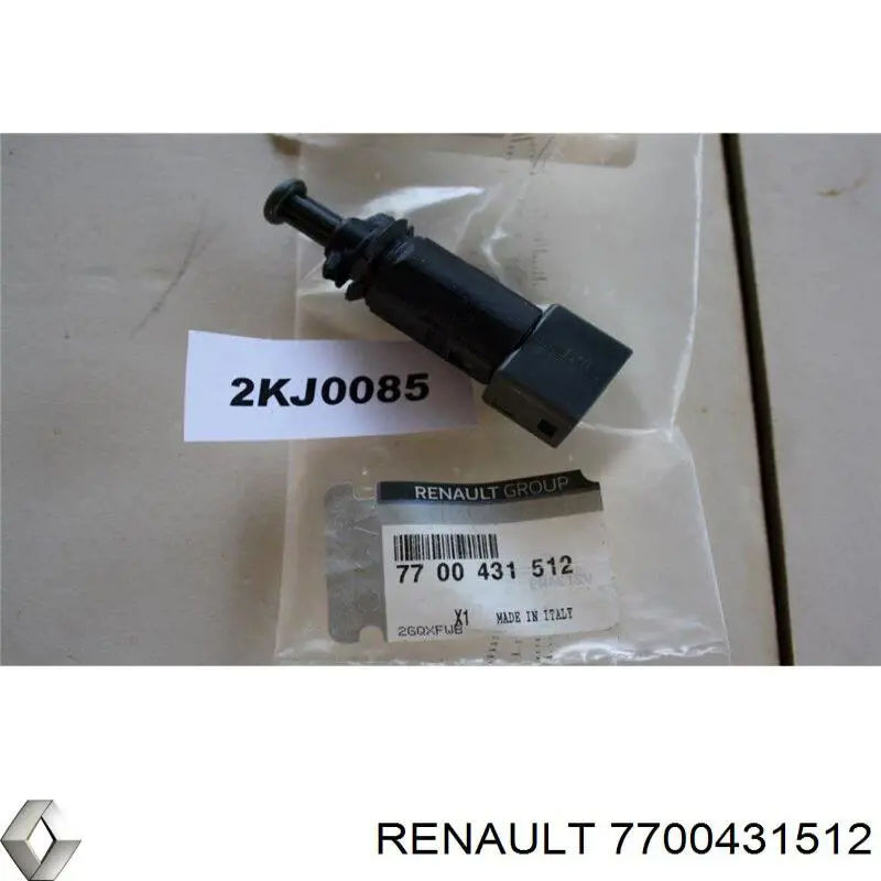 7700431512 Renault (RVI) Sensor de ativação do sinal de parada