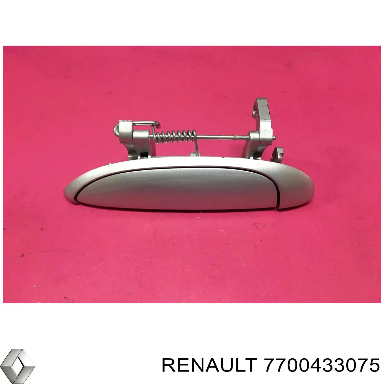 Compre 7700433075 Renault (RVI) Maçaneta externa dianteira/traseira da porta esquerda