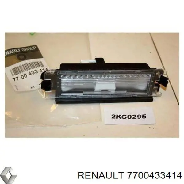 Lanterna da luz de fundo de matrícula traseira Renault (RVI) 7700433414 preço, a partir de 18,87 USD