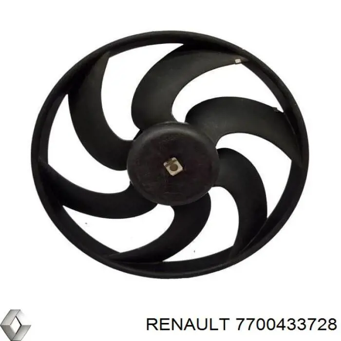 7700433728 Renault (RVI) Difusor do radiador de esfriamento