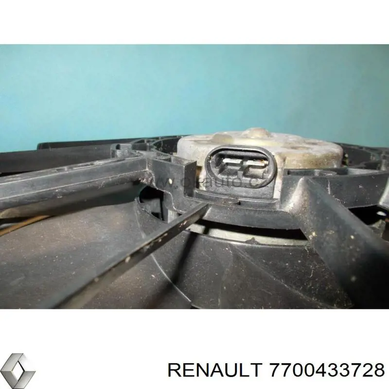 7700433728 Renault (RVI) Difusor do radiador de esfriamento