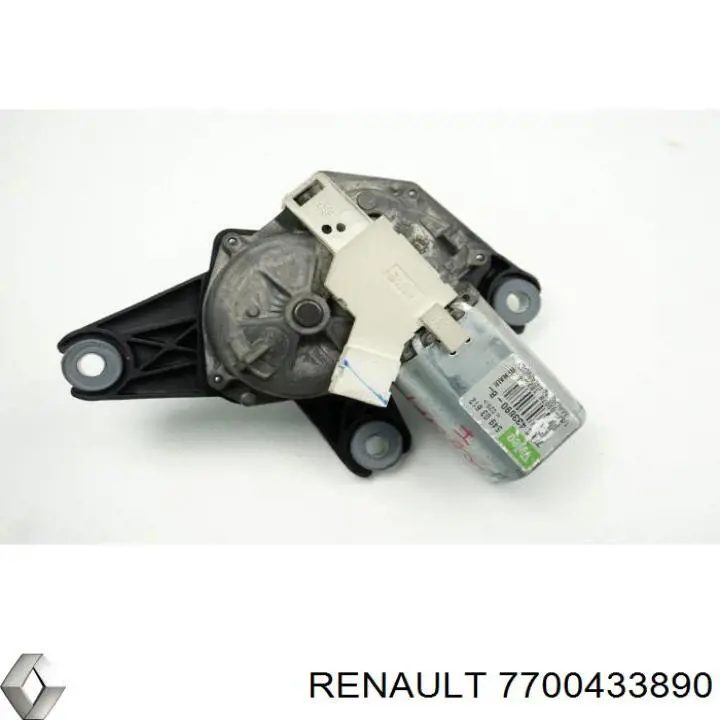 7700433890 Renault (RVI) Motor de limpador pára-brisas de vidro traseiro