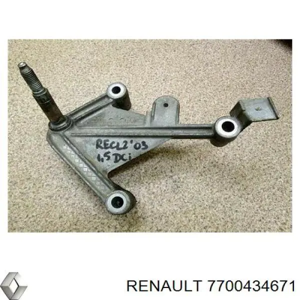 Consola de coxim (apoio) esquerda de motor Renault (RVI) 7700434628 preço, a partir de 69,77 USD