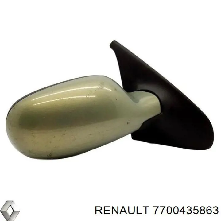 Compre 7700435863 Renault (RVI) Espelho de retrovisão esquerdo