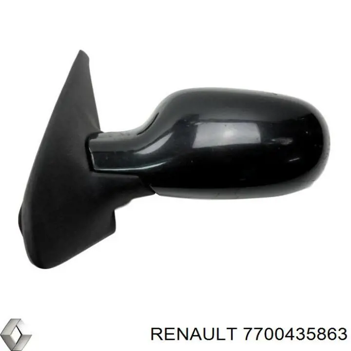 7700435863 Renault (RVI) Espelho de retrovisão esquerdo