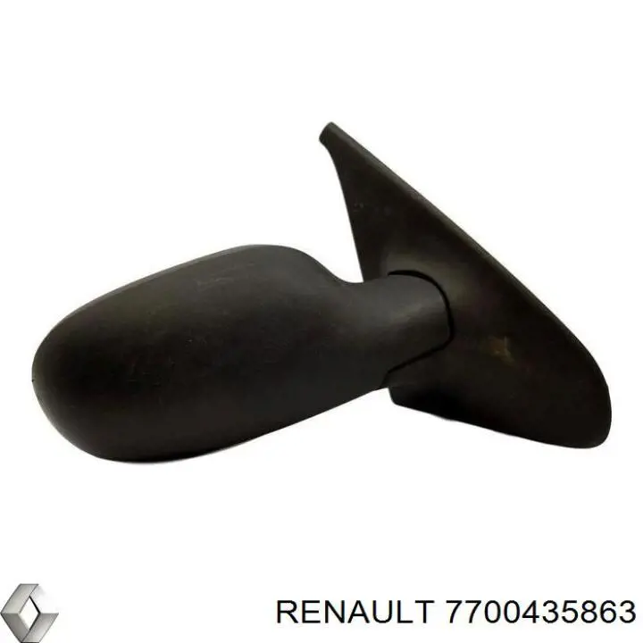 Espelho de retrovisão esquerdo Renault (RVI) 7700435863 preço, a partir de 52,78 USD