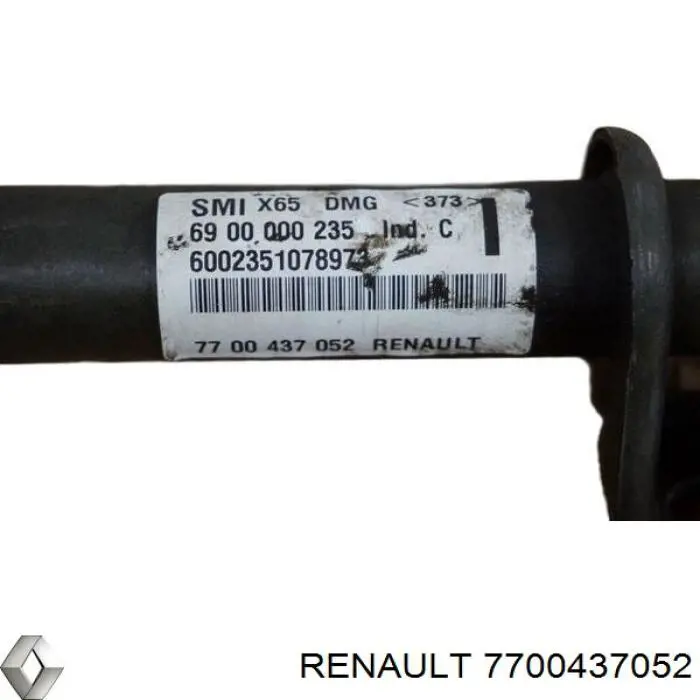7700437052 Renault (RVI) Cremalheira da direção