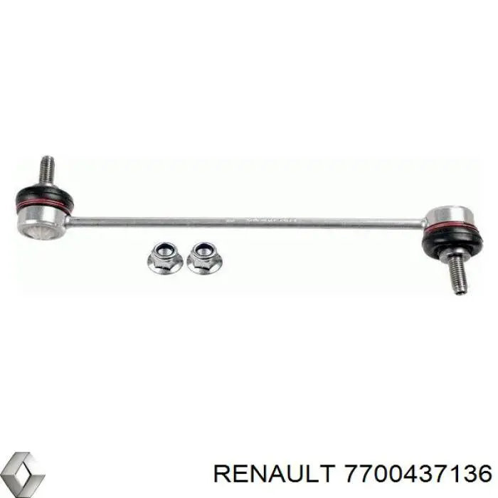 Compre 7700437136 Renault (RVI) Montante de estabilizador dianteiro