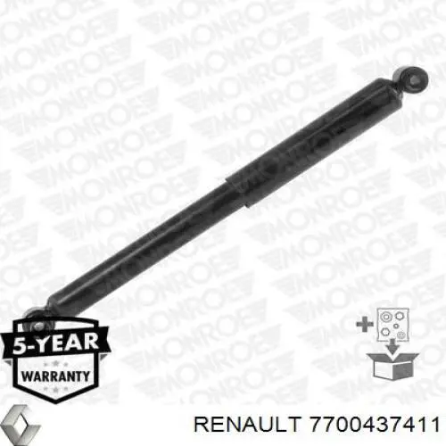 Amortecedor traseiro Renault (RVI) 7700437411 preço, a partir de 58,48 USD