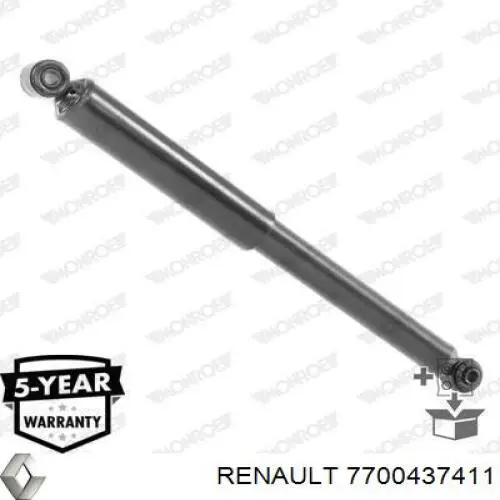 Compre 7700437411 Renault (RVI) Amortecedor traseiro