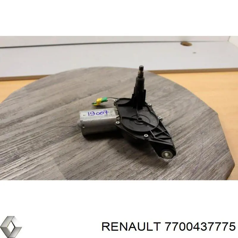 7700437775 Renault (RVI) Motor de limpador pára-brisas de vidro traseiro
