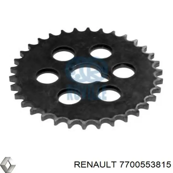 Engrenagem de cadeia da roda dentada da árvore distribuidora de motor Renault 18  134