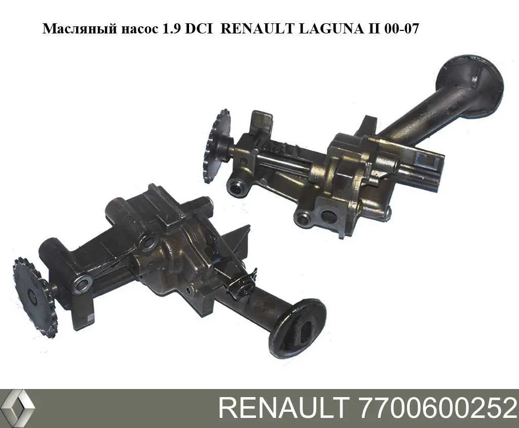 Bomba de óleo Renault (RVI) 7700600252 preço, a partir de 51,17 USD