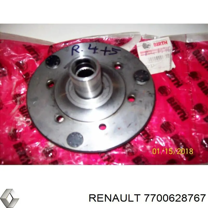 Cubo dianteiro 7700628767 Renault (RVI)