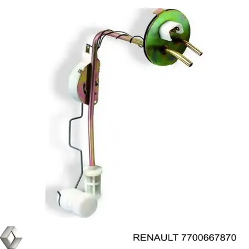 7700667870 Renault (RVI) Sensor do nível de combustível no tanque