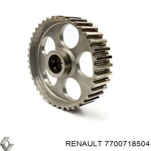 Compre 7700718504 Renault (RVI) Engrenagem de cadeia da roda dentada da árvore distribuidora de motor