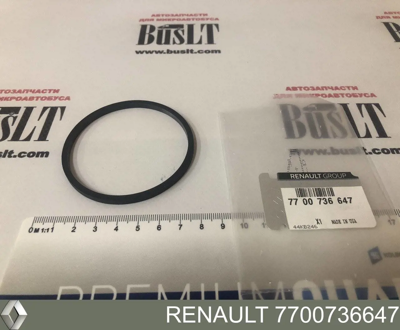 Compre 7700736647 Renault (RVI) Vedante do radiador de óleo