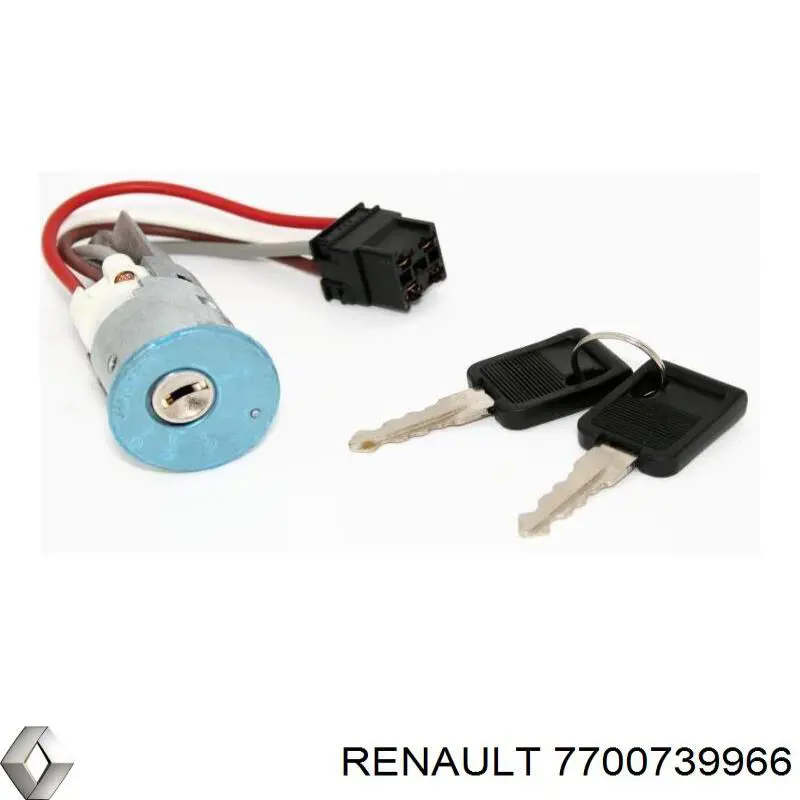 Grupo de contato de fecho de ignição 7700739966 Renault (RVI)