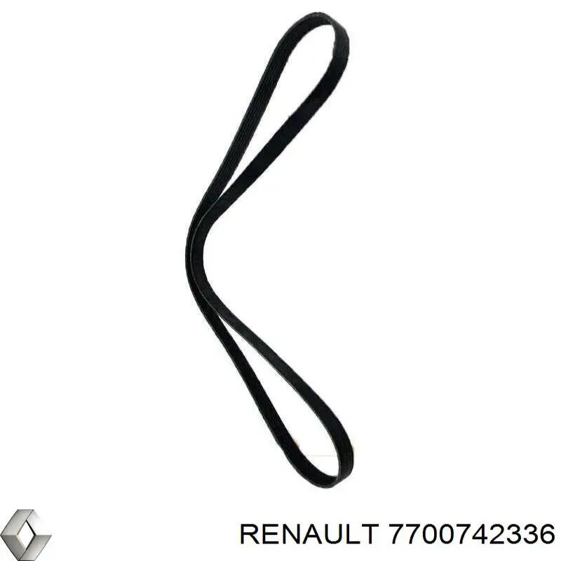 Compre 7700742336 Renault (RVI) Correia dos conjuntos de transmissão