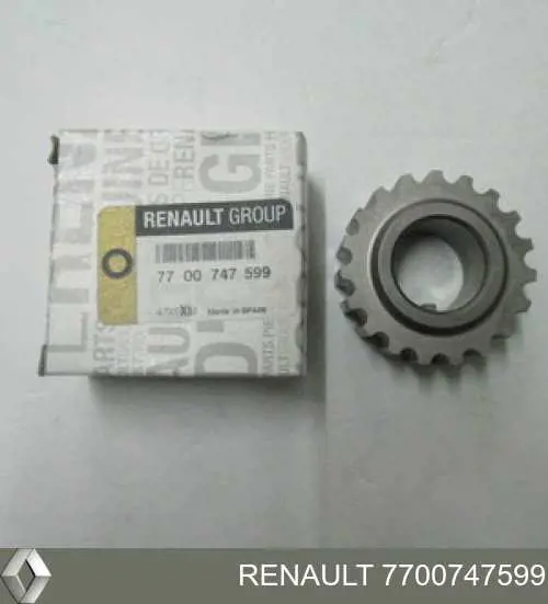 Engrenagem de cadeia da roda dentada de acionamento de cambota de motor Renault (RVI) 7700747599 preço, a partir de 14,31 USD