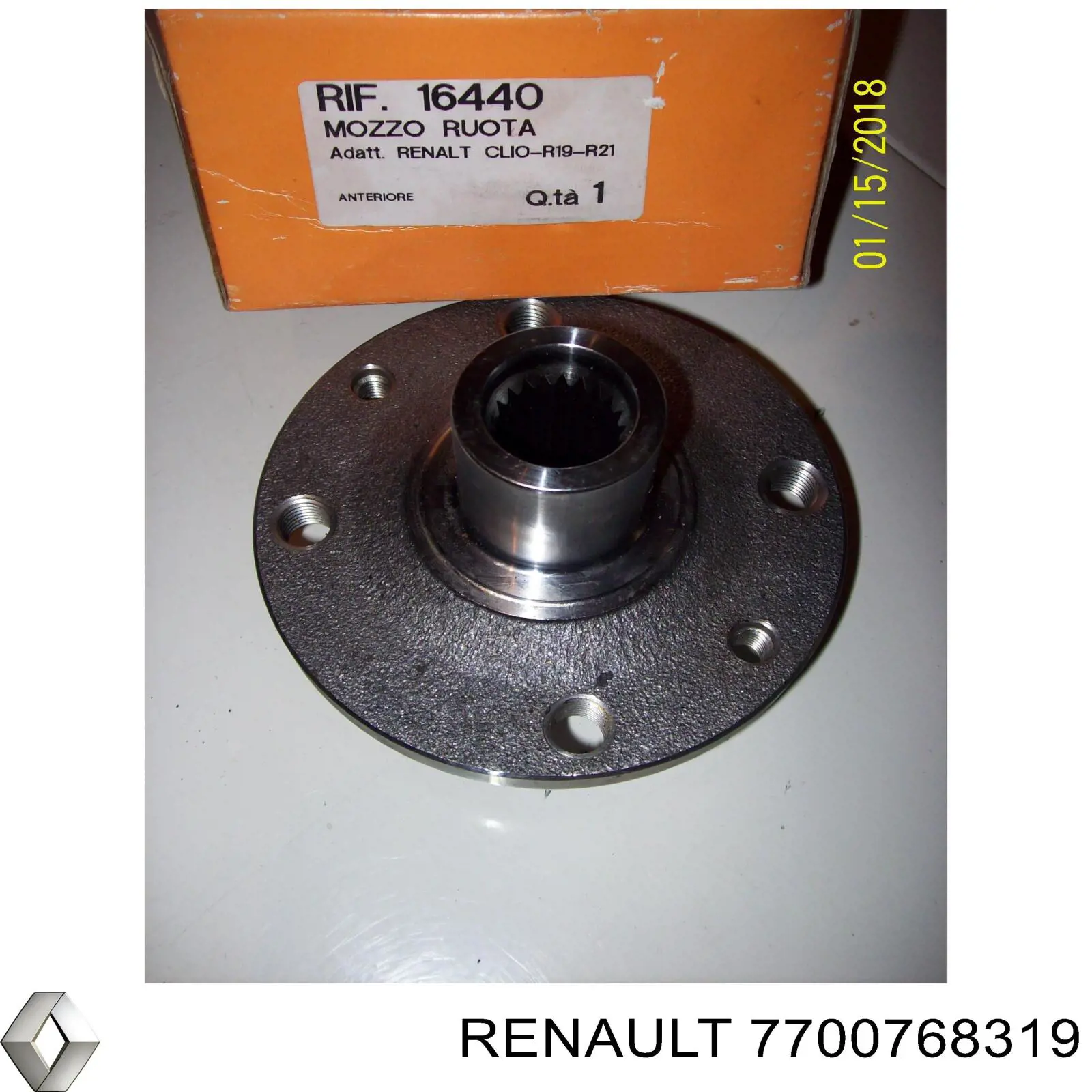 Cubo dianteiro Renault (RVI) 7700768319 preço, a partir de 29,88 USD