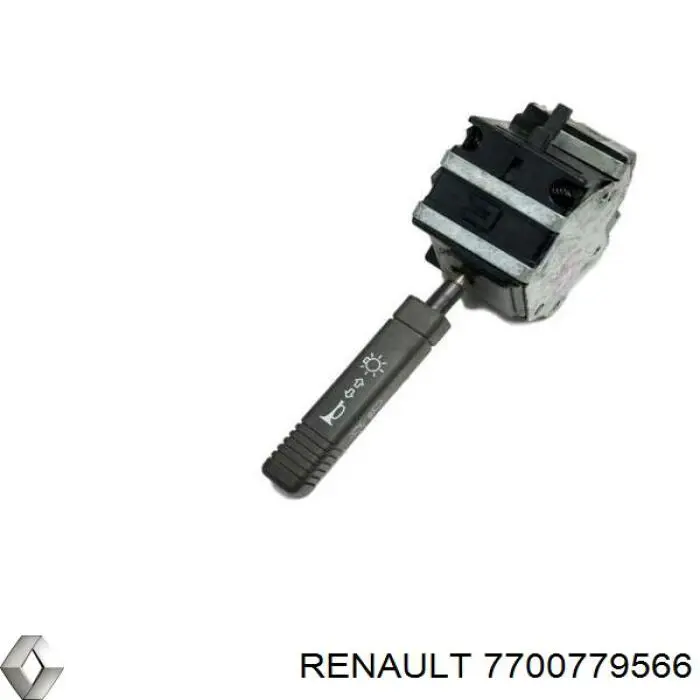 7700779566 Renault (RVI) Comutador esquerdo instalado na coluna da direção