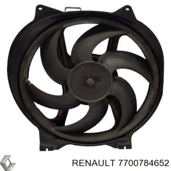 Ventilador (roda de aletas) do radiador de esfriamento Renault (RVI) 7700784652 preço, a partir de 45,97 USD